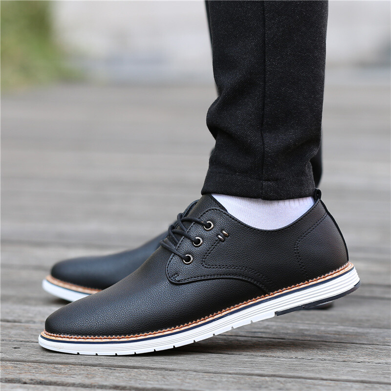 七匹狼2022春夏季新款男士皮鞋韓版潮流休閑鞋商務(wù)青年透氣英倫百搭鞋子 深藍(lán) 1965(單款) 41